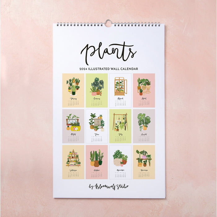 2024 Plants Wall Calendar