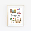 City Art Prints - Havana - Bloomwolf Studio