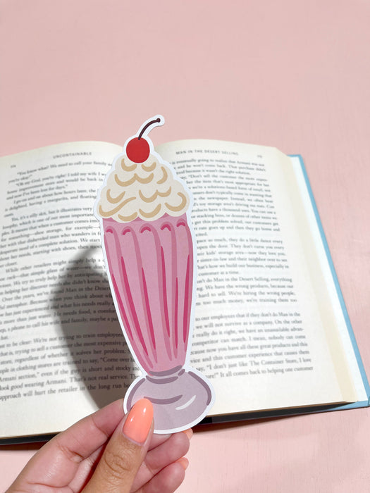 Milkshake Die-Cut Bookmark