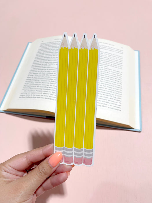 Pencils Die-Cut Bookmark