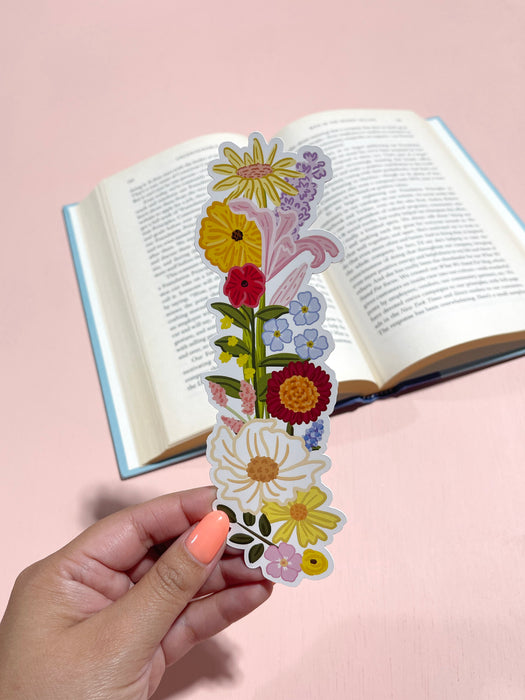 Wildflowers Die-Cut Bookmark