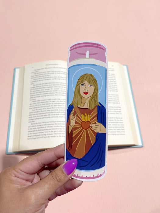 Taylor Candle Die-Cut Bookmark