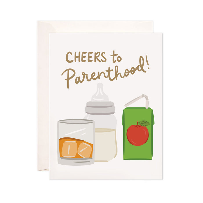 Cheers to Parenthood Greeting Card