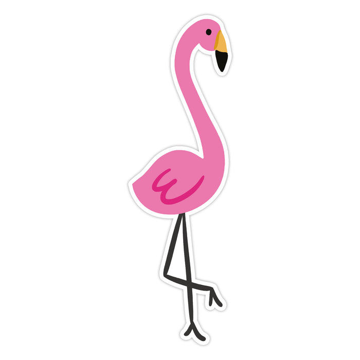 Flamingo Die-Cut Bookmark