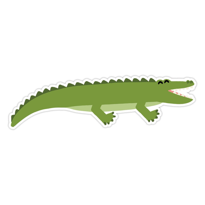 Gator Die-Cut Bookmark