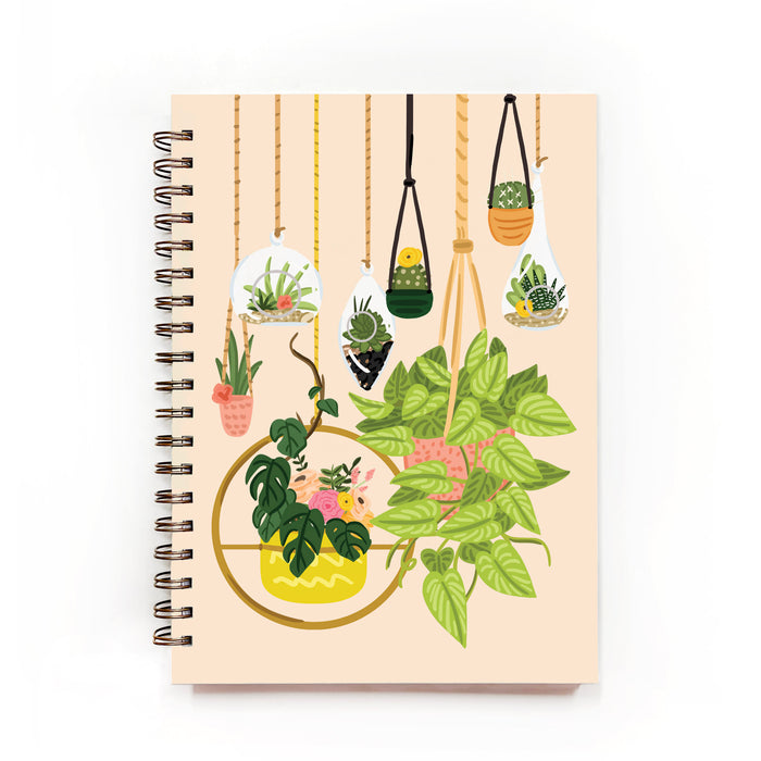 Hanging Plants Spiral Notebook