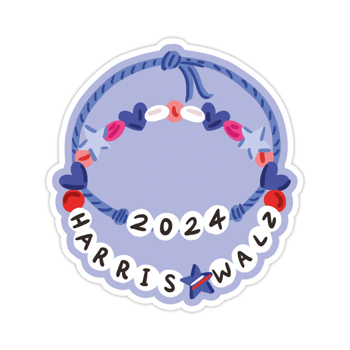 Harris Walz Friendship Bracelets Sticker