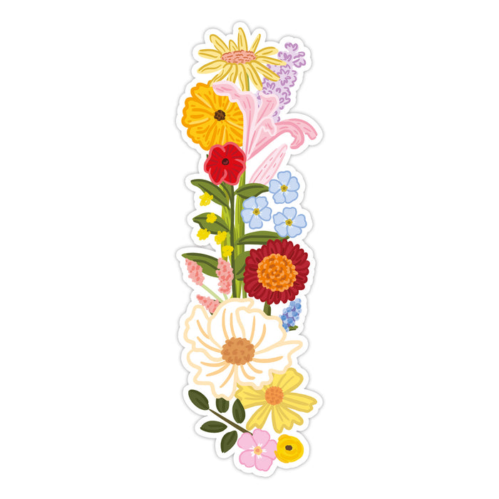 Wildflowers Die-Cut Bookmark