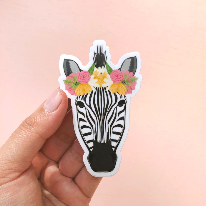 Pretty Zebra Sticker