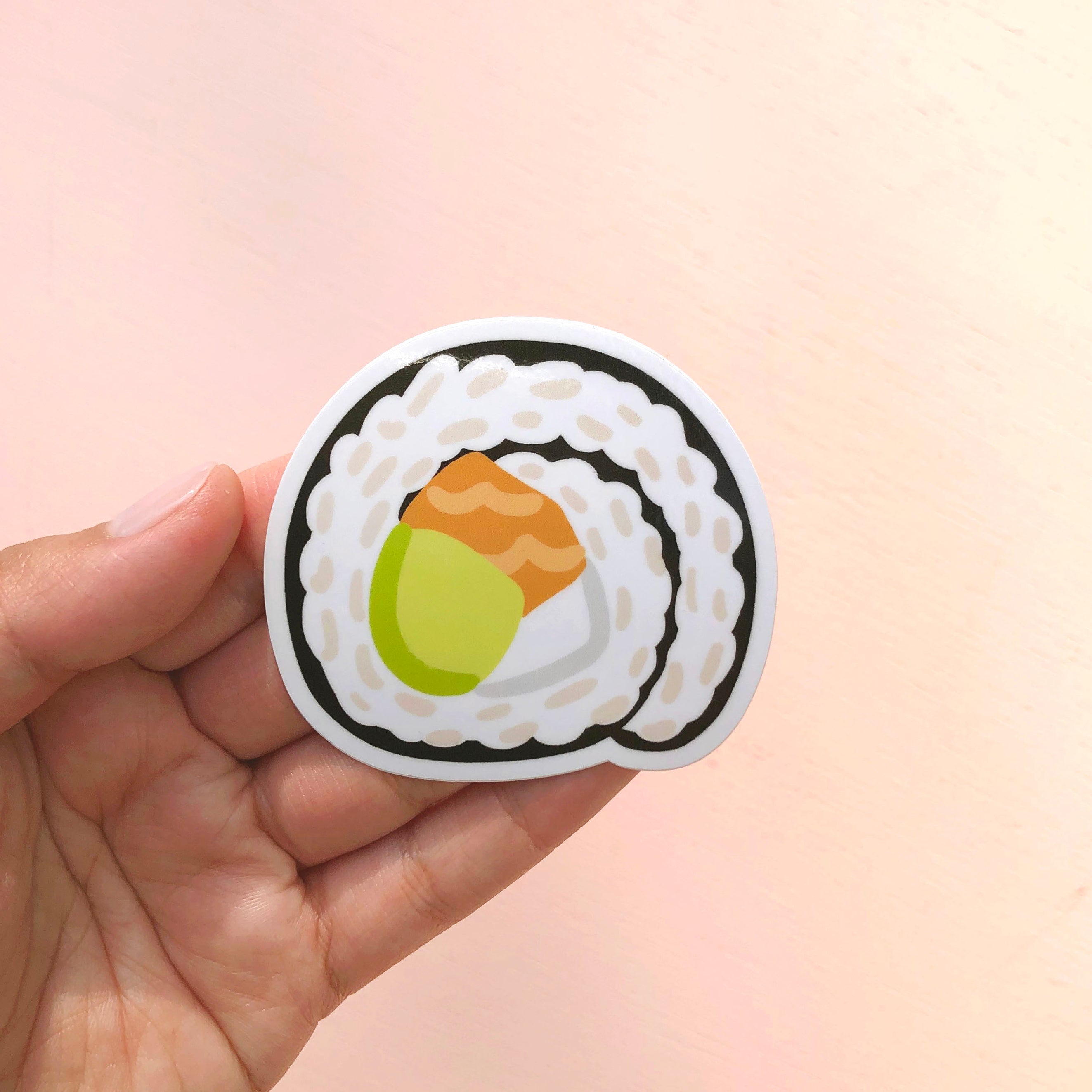 Sushi Roll Sticker– Bloomwolf Studio