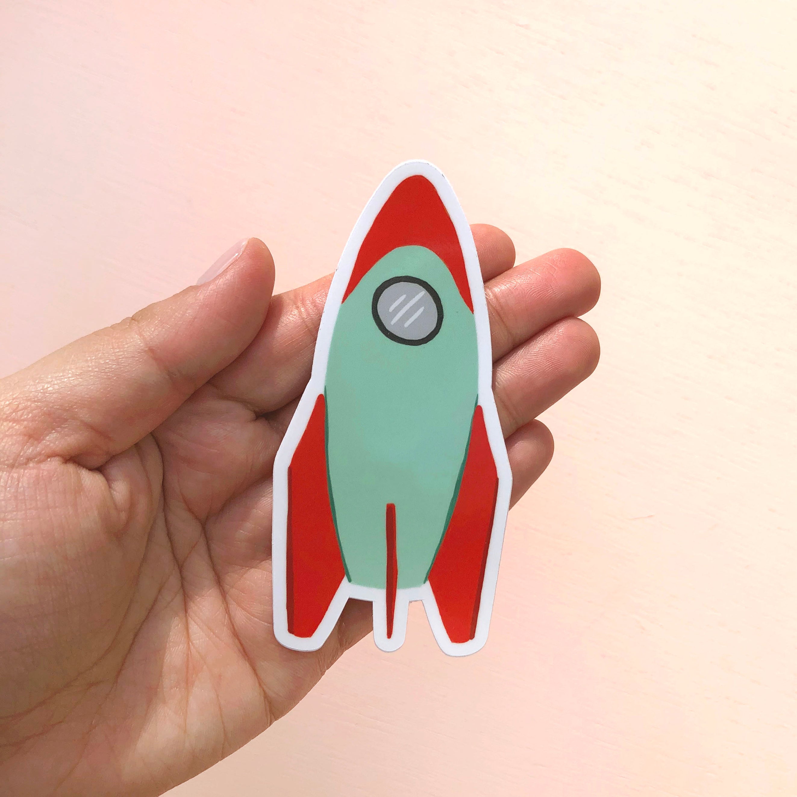 Rocket Sticker– Bloomwolf Studio