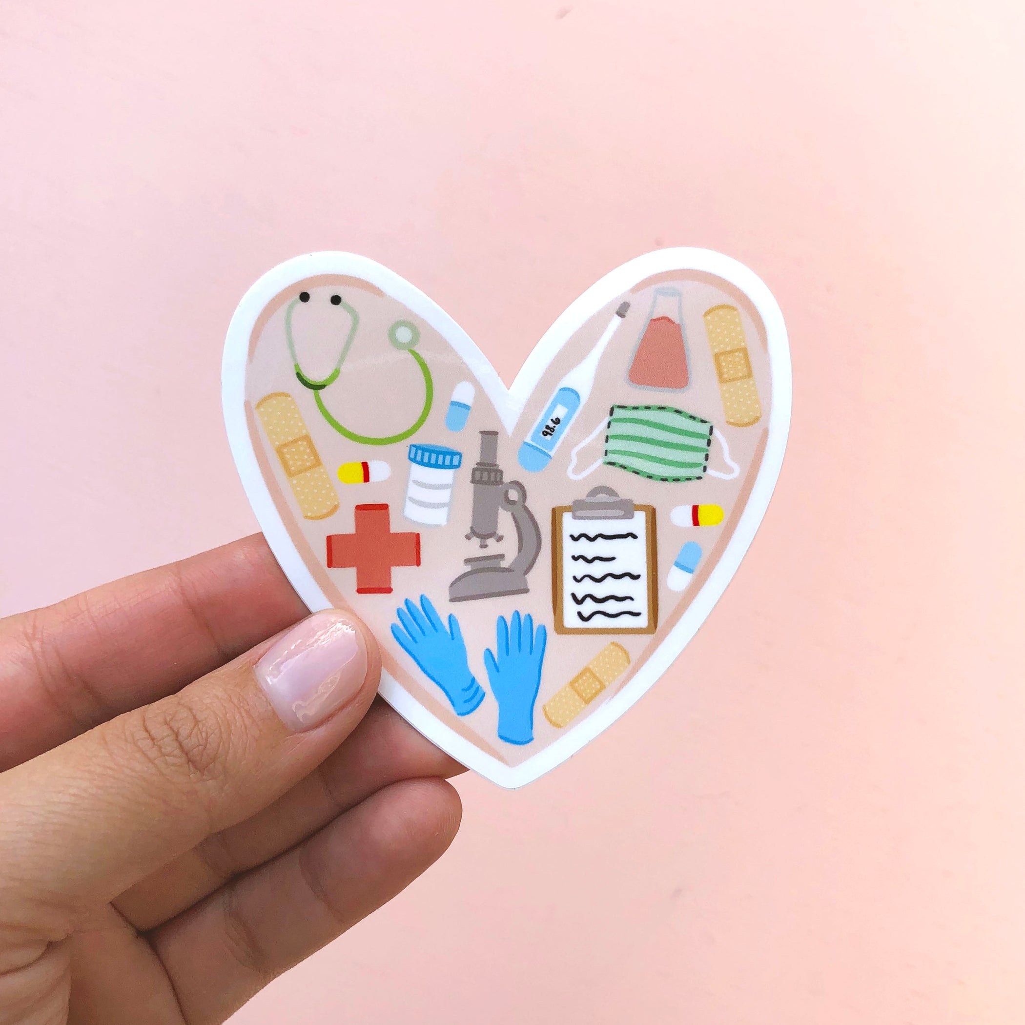 Medical Love Sticker– Bloomwolf Studio