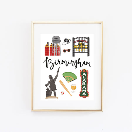 City Art Prints - Birmingham - Bloomwolf Studio