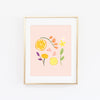 Citrus & Flowers Art Print - Bloomwolf Studio