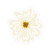 Flower Sticker - Bloomwolf Studio Flower Sticker in a Very Light Yellow Color, Petals