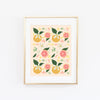 Grapefruit Pattern Art Print - Bloomwolf Studio