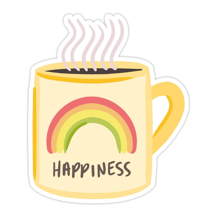 Happiness Mug Sticker
