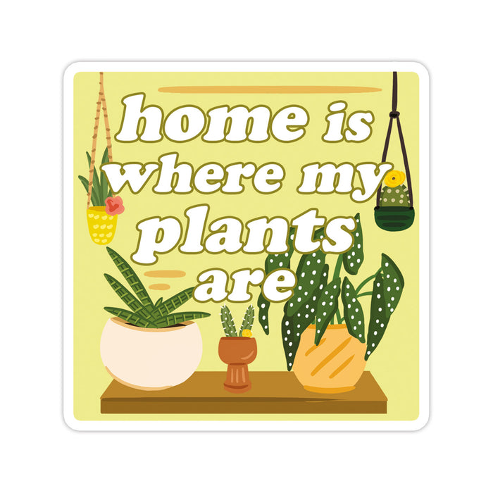 Home Plants Sticker