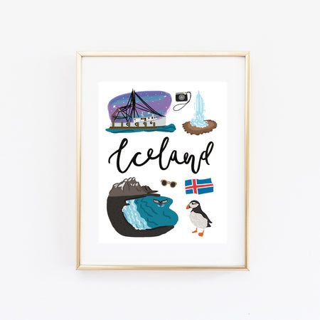 Iceland Art Print - Bloomwolf Studio
