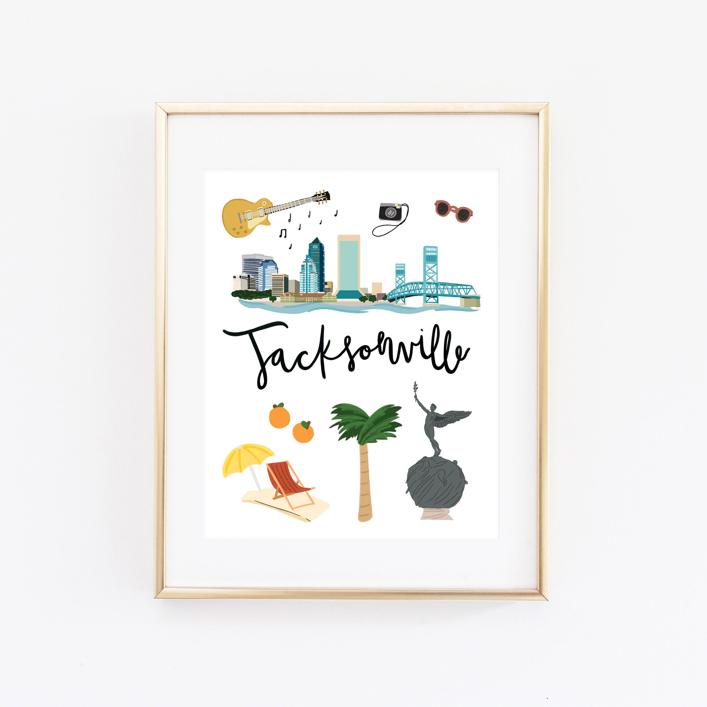 City Art Prints - Jacksonville– Bloomwolf Studio