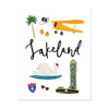 City Art Prints - Lakeland - Bloomwolf Studio Print About What to Do in Lakeland, Neutral, Bright Colors, City Landmarks + Historical Places + Notable Places 