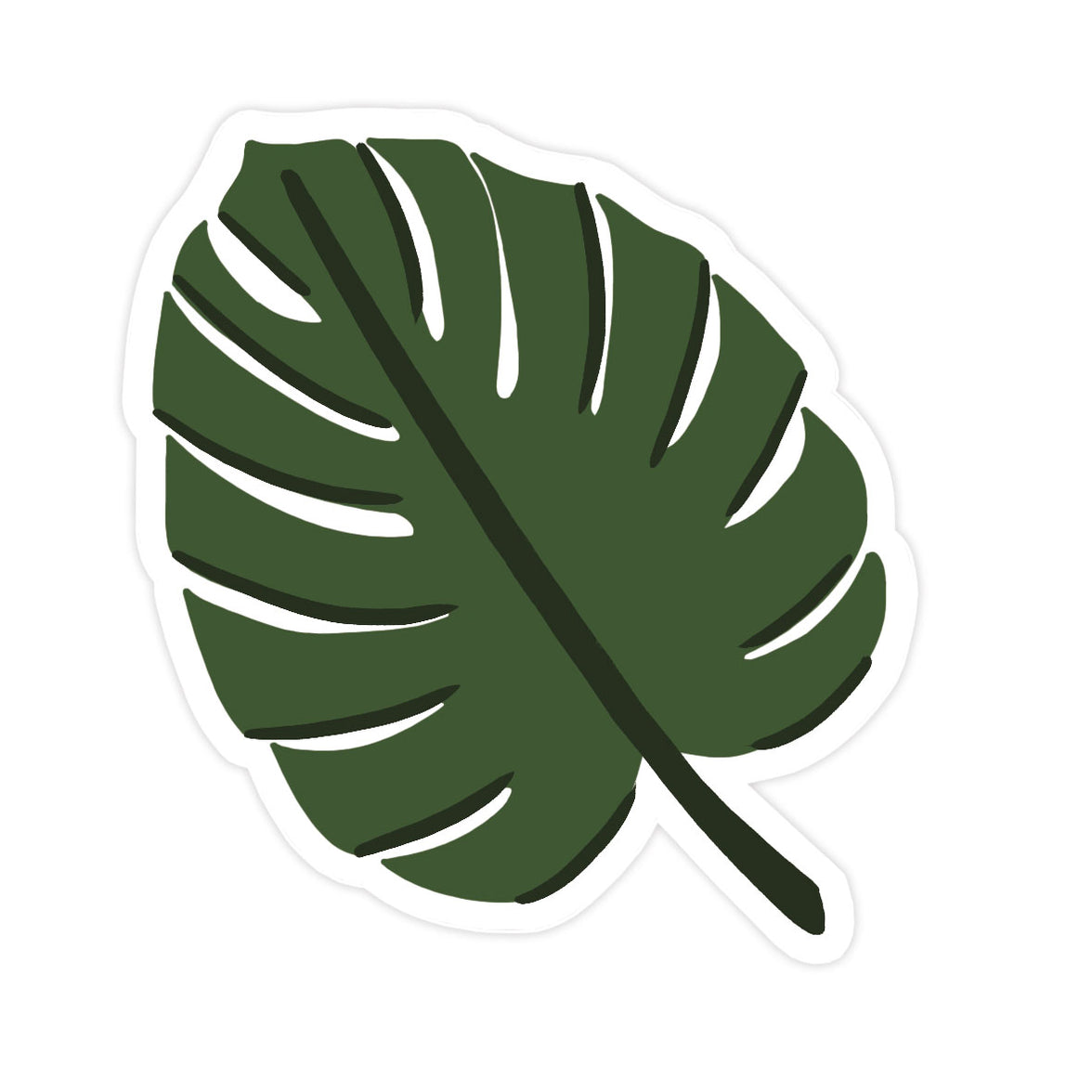 Monstera Leaf Sticker– Bloomwolf Studio
