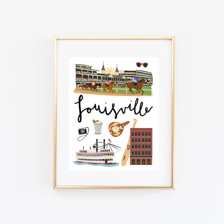 City Art Prints - Louisville - Bloomwolf Studio
