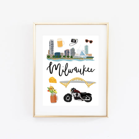 City Art Prints - Milwaukee - Bloomwolf Studio