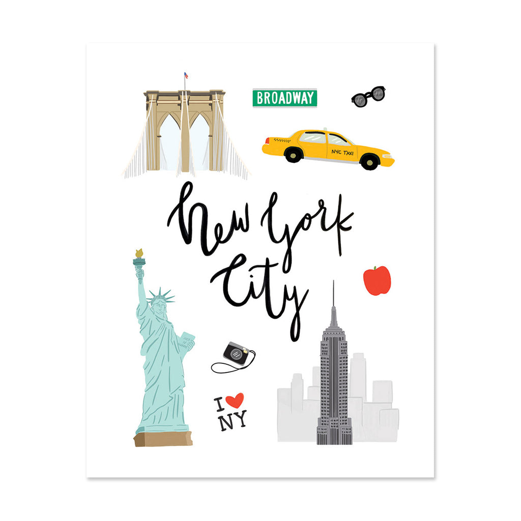 New York Art Bloomingdales New York Gift NYC Art Print 