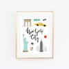 City Art Prints - New York City - Bloomwolf Studio