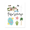 City Art Prints - Palm Springs - Bloomwolf Studio Print About Things to Do in Palm Springs, Neutral and  Pastel Colors, City Landmarks + Historical Places + Notable Places