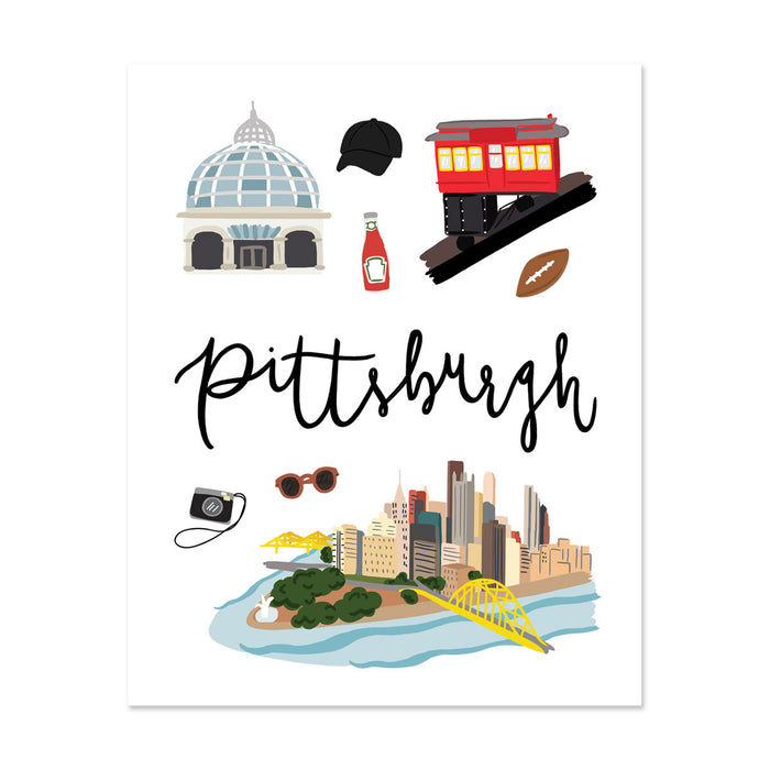 City Art Prints - Pittsburgh