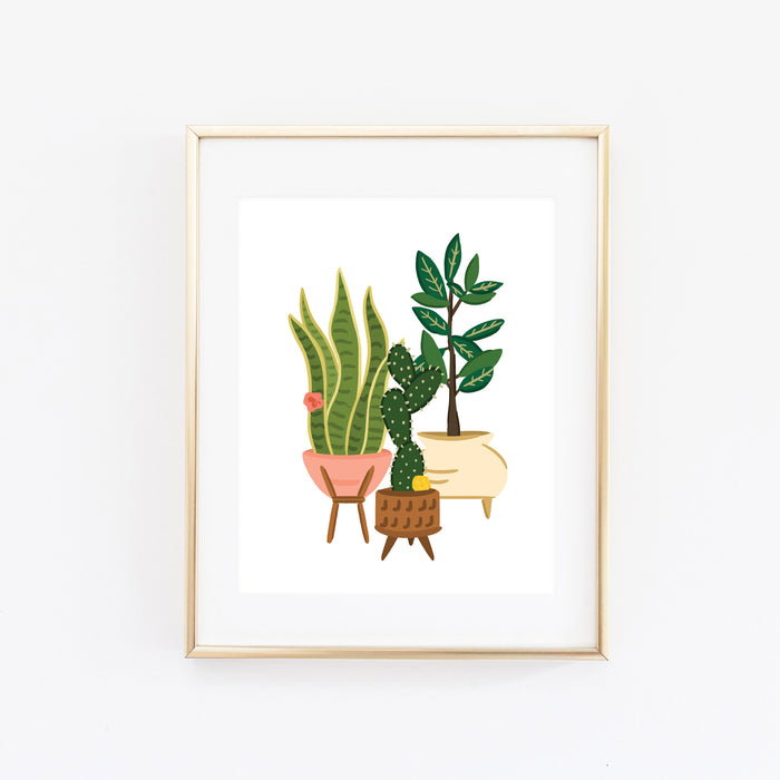 Plant Trio Art Print