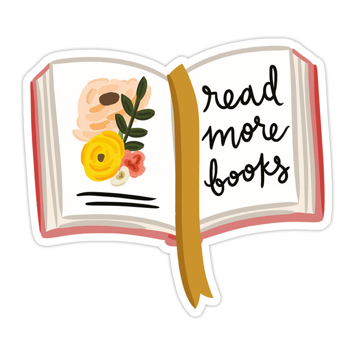 Readmore Sticker Read More Books Sticker– Bloomwolf Studio