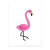 Solo Flamingo Art Print - Bloomwolf Studio Print of a Pink Solo Flamingo