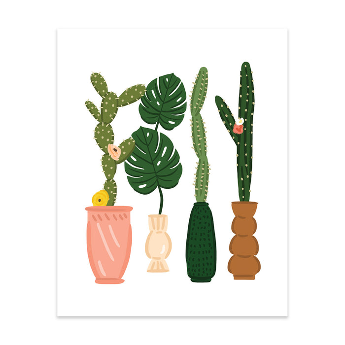 Tall Plants Art Print